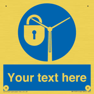 Custom mandatory lock rotor blades